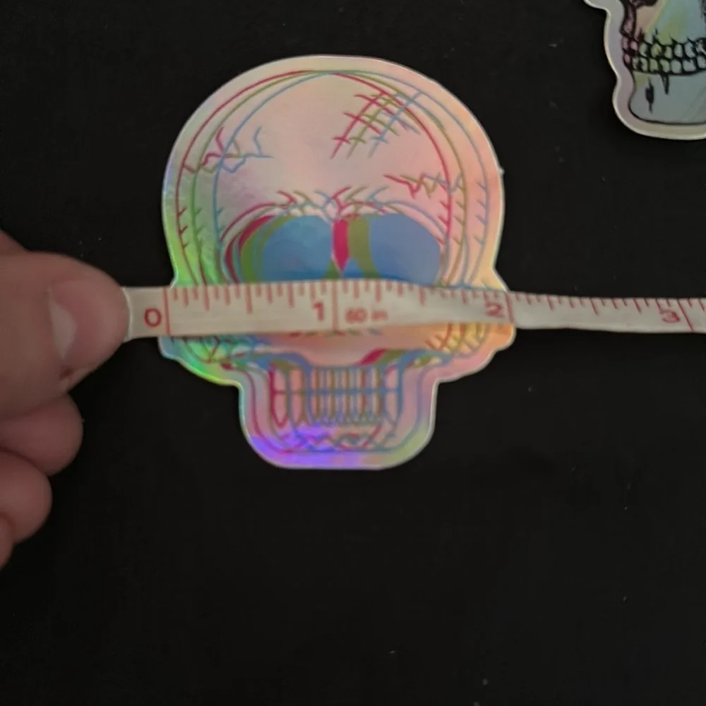 Holographic skull stickers/decals